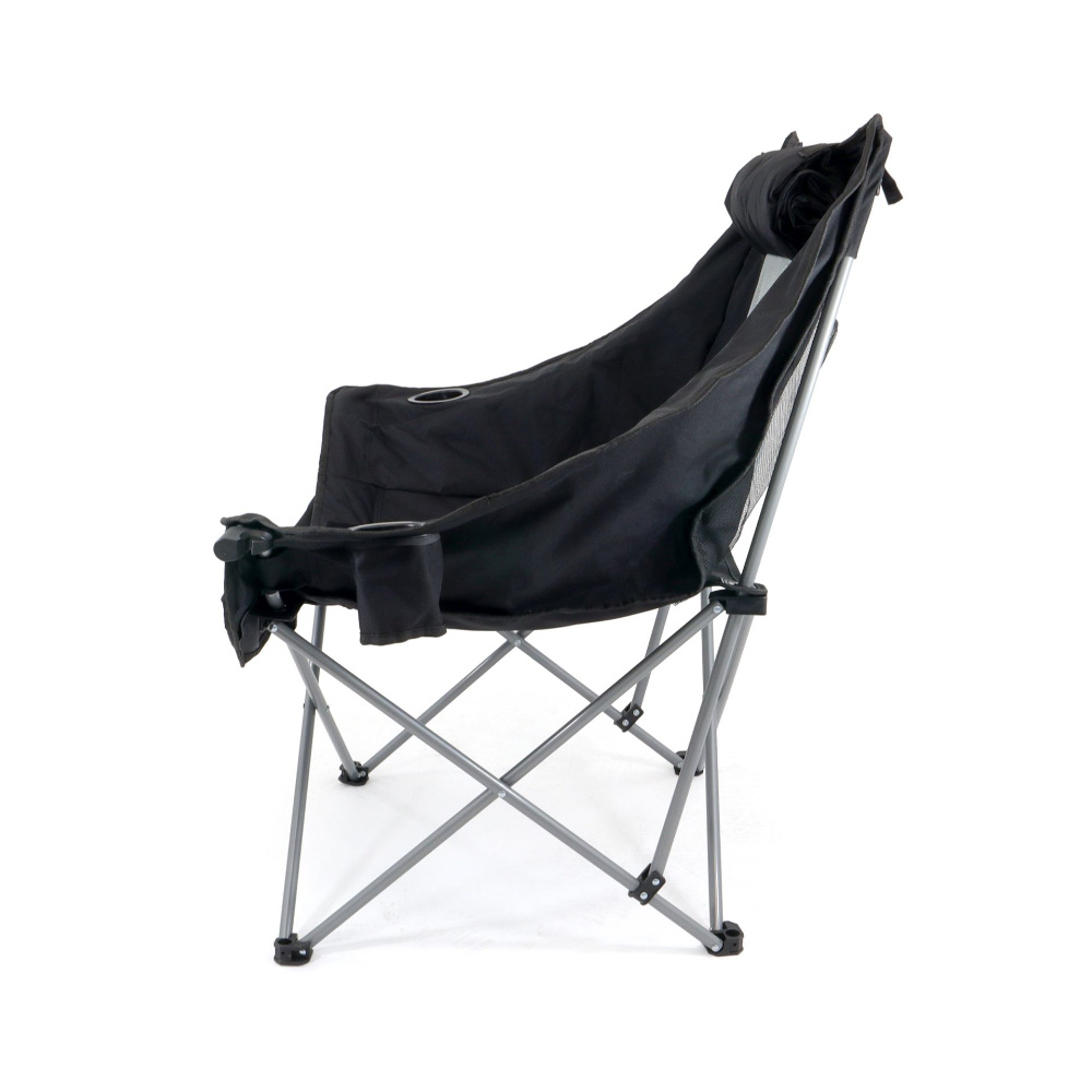 BasicNature Travelchair Relax Pro single schwarz