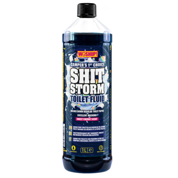 Woshup! Toilettenzusatz Shitstorm Cherry, 1 Liter