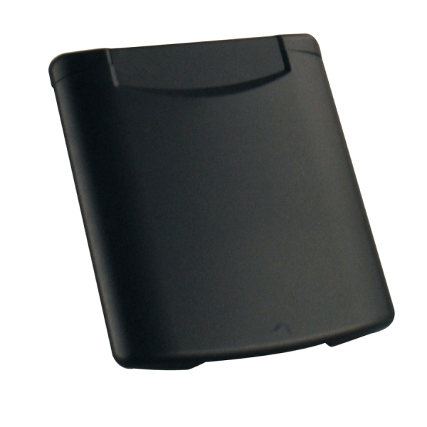 Fawo Universal-Außendose 13 schwarz mit Magnetverschluss