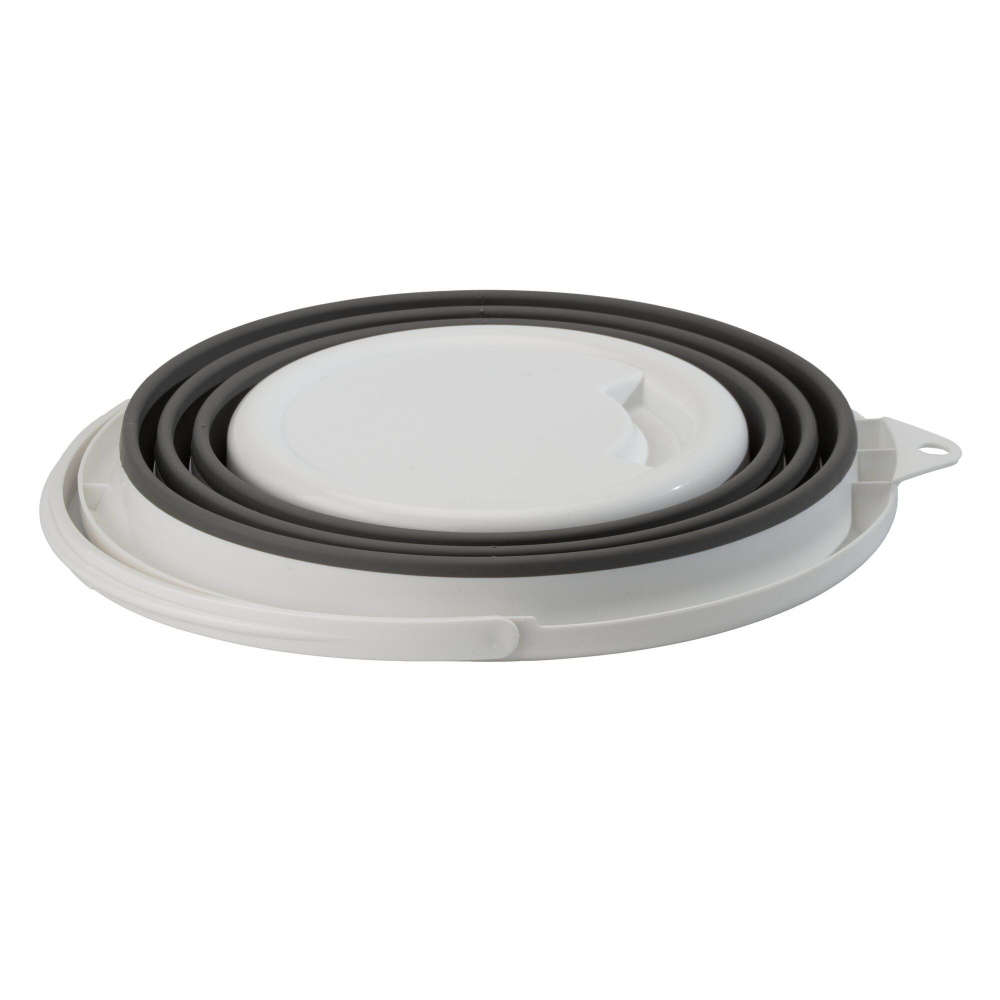 KS Ropes Falteimer 10 Liter dunkelgrau