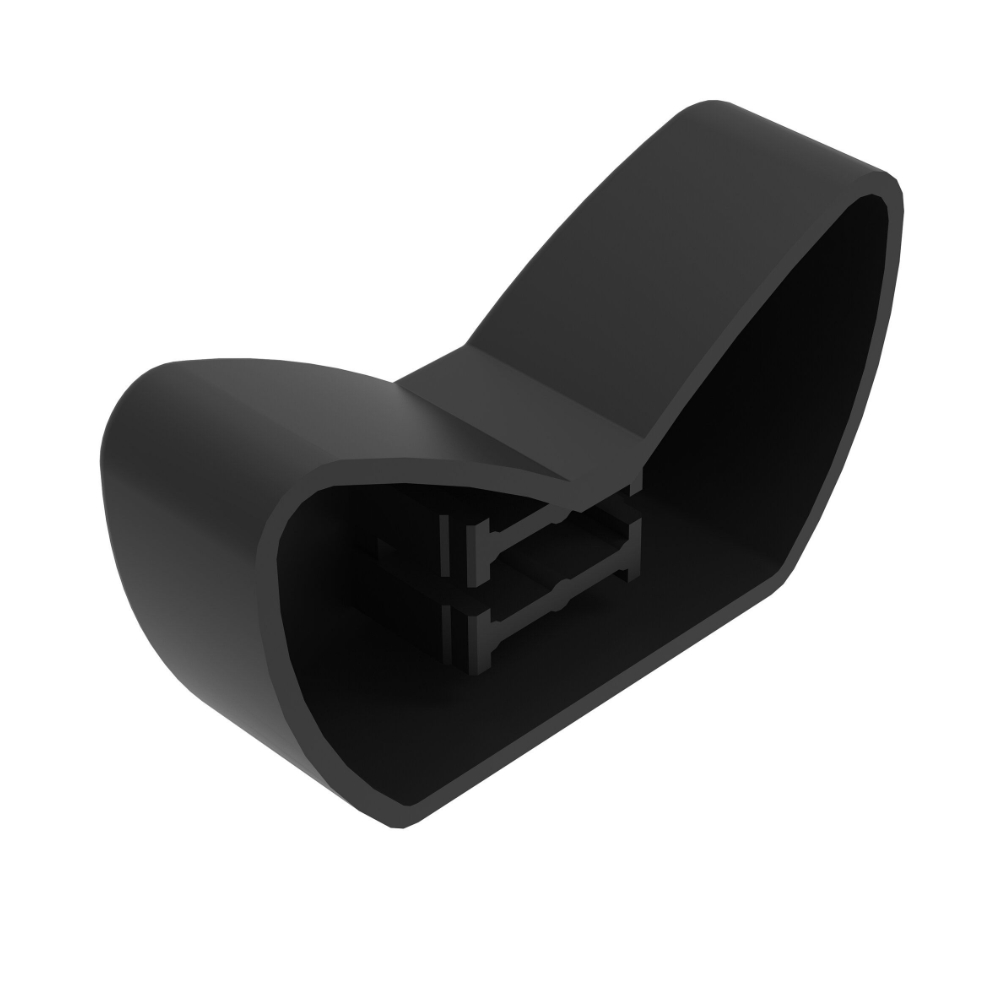 EuroCarry Endstück für Fahrradschiene 2007 schwarz (Nr. 108787)