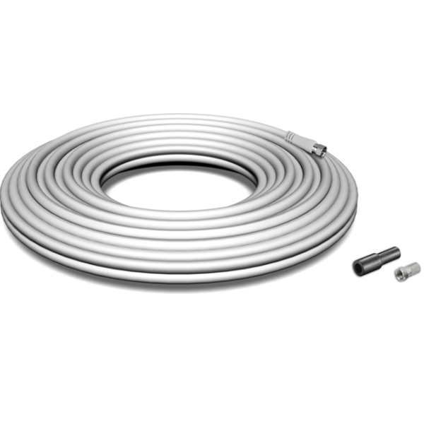 Megasat Koaxialkabelset Quad Shield 120 incl. 2xF-Stecker u. Wetterschutz