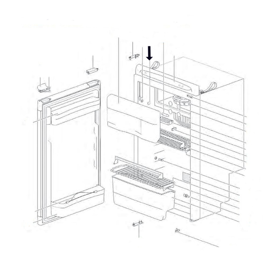 Thetford Abdeckkappe für Montageschraube für Kühlschrank (Nr. 62362208)