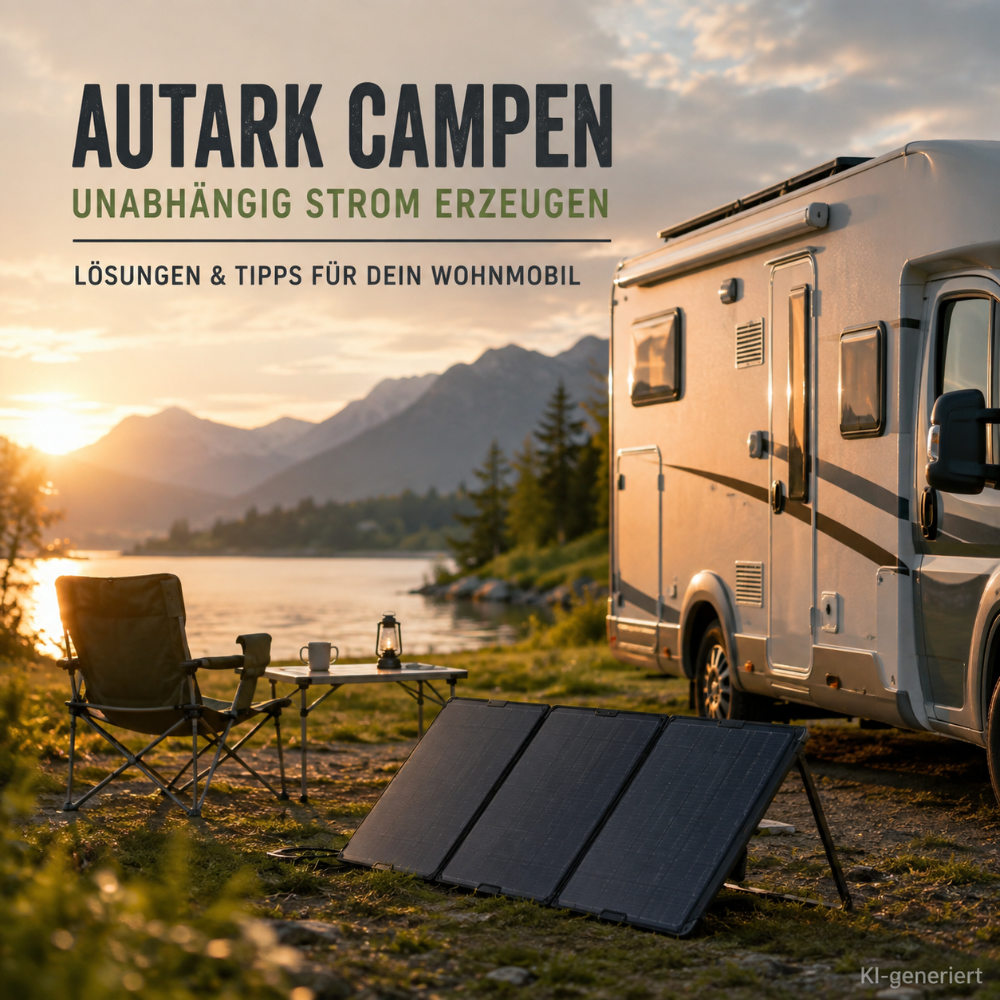 Autark campen: unabhängige Stromversorgung beim Campen