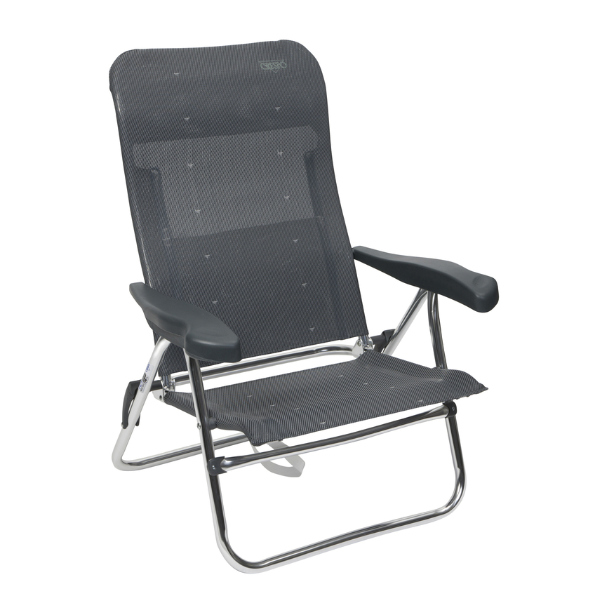 Crespo Strandstuhl CR AL-205/40, dunkelgrau