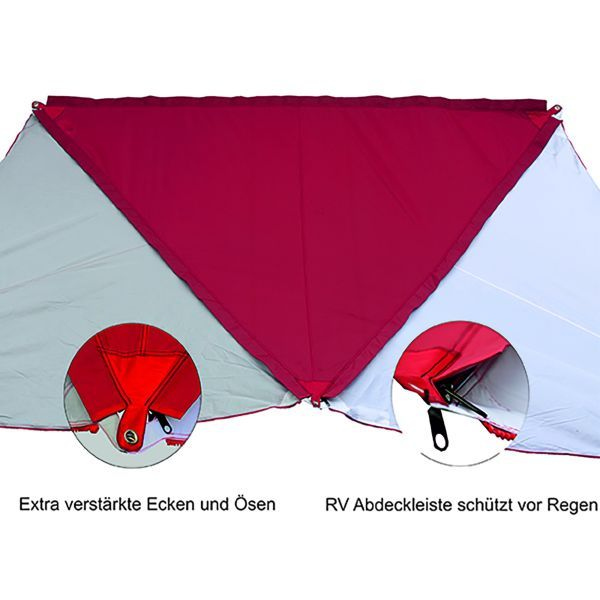 Bent Sonnensegel zip Protect Canvas
