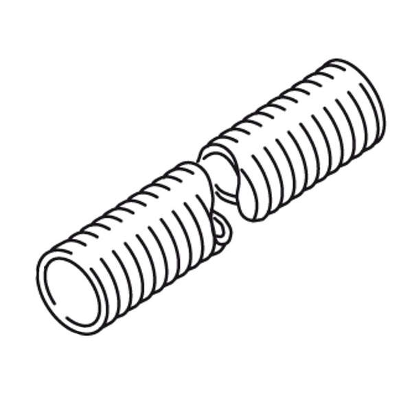 Webasto Flex Rohr Pak schwarz, Durchm. 80 mm, 10 m (Nr. 1322147B)