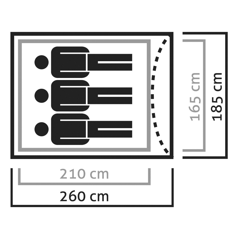 Salewa Zelt Litetrek 3 Personen