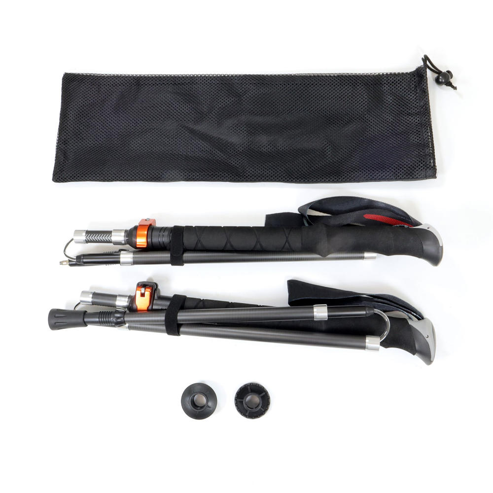 Origin Outdoors Trekkingstöcke Carbon anthrazit 110-125 cm 1 Paar