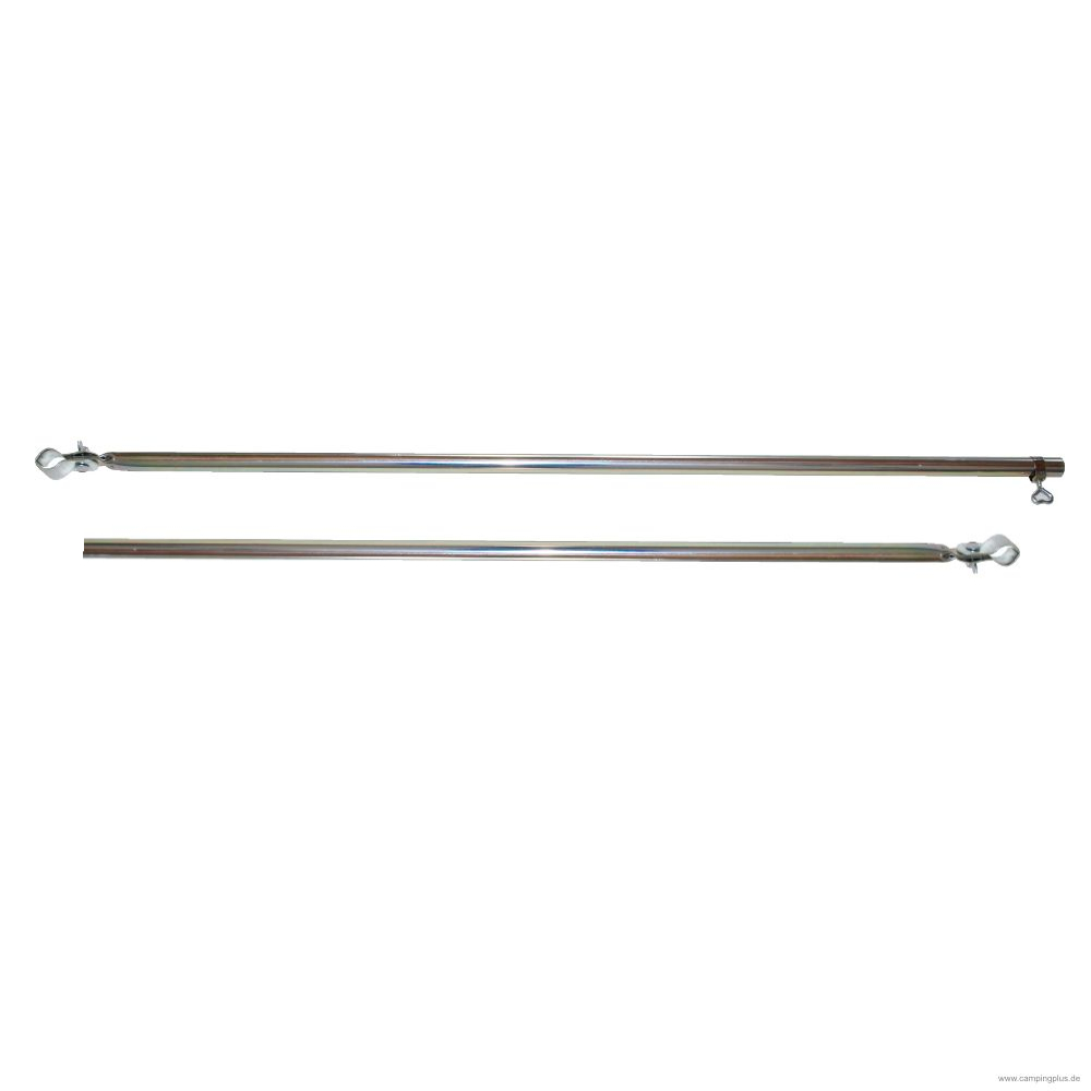 Schellenstange / Verandastange Stahl 22 mm / 75 - 120 cm