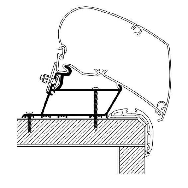 Thule Adapter passend für Malibu Roof