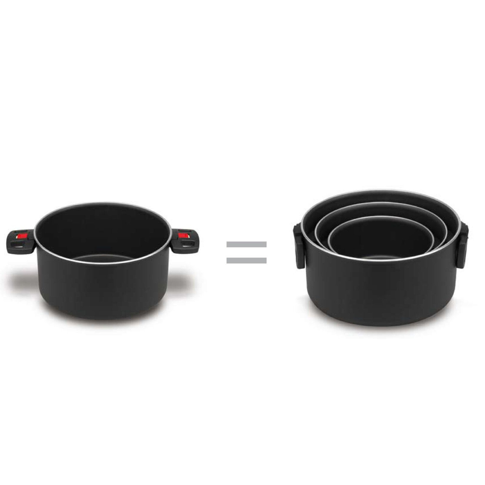 Ballarini Click & Cook Kochtopf ohne Glasdeckel