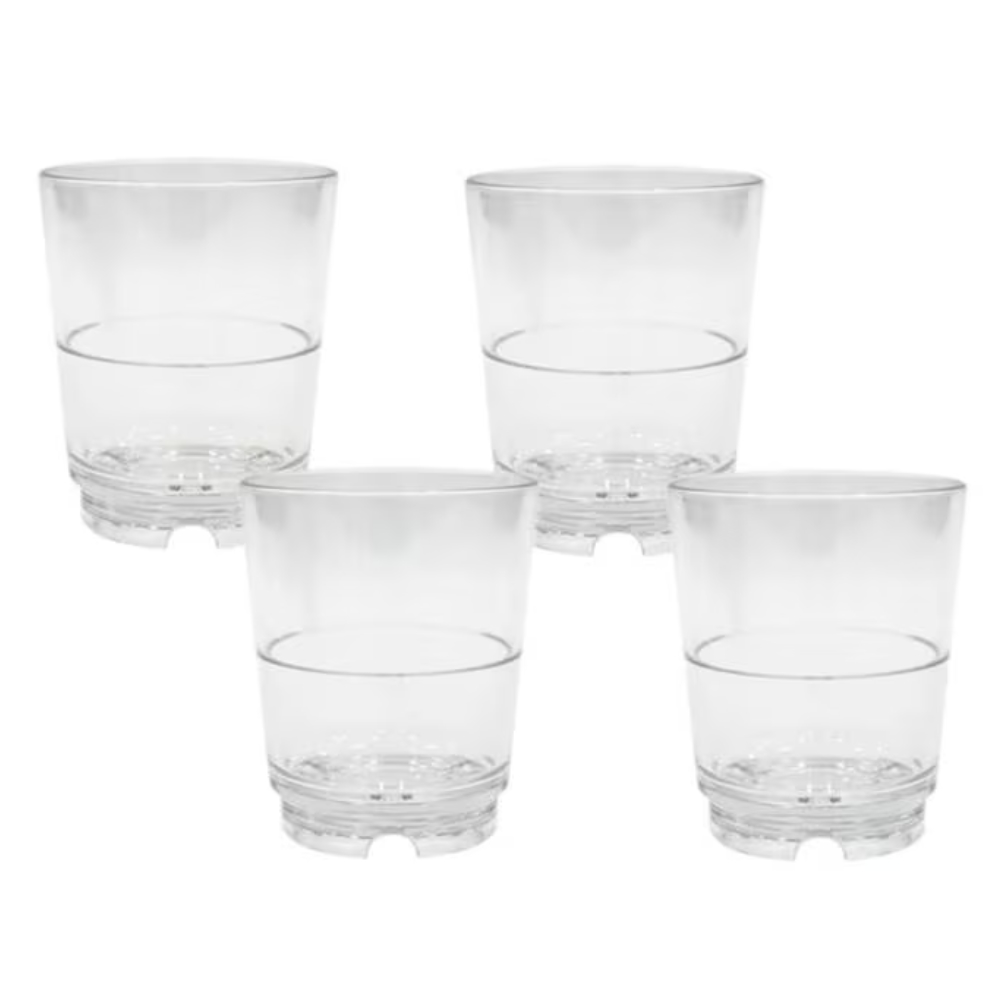 Via Mondo Wasserglas Macha 300 ml, 4er Set