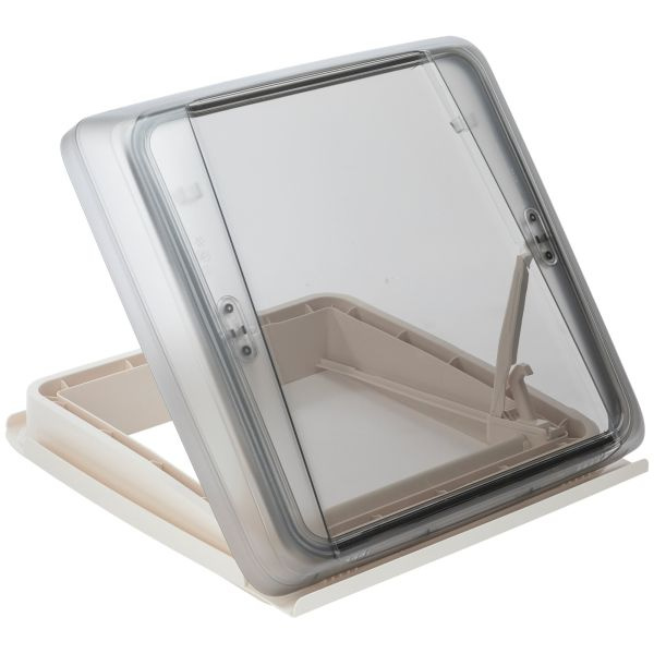 MPK Dachhaube VisionStar M, für Dachstärke 25-60 mm, 400 x 400 mm, cremeweiß