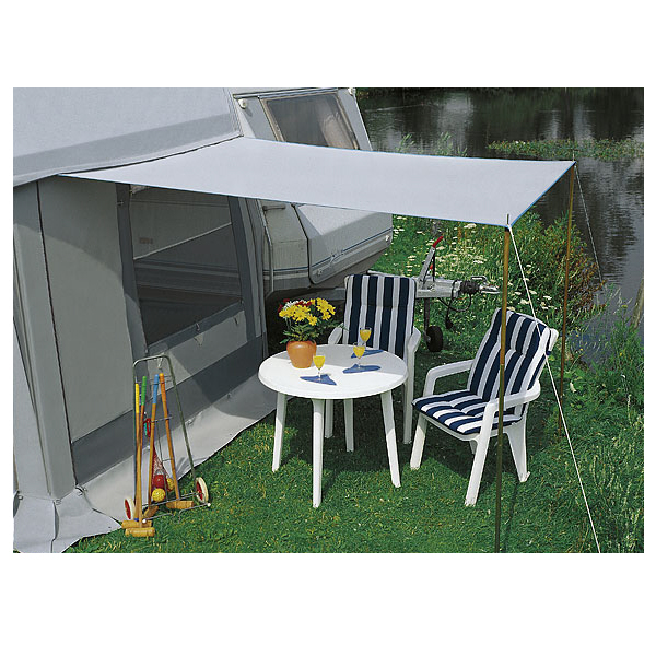 DWT Sonnendach Flora grau