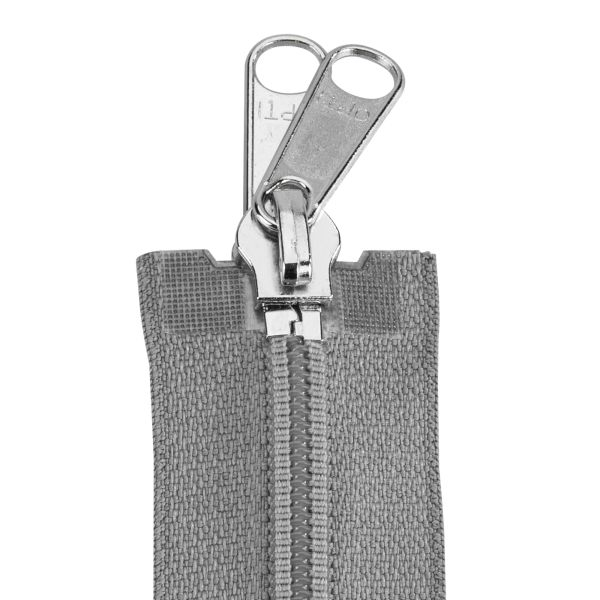 Coats Opti 2-Wege-Zeltreißverschluss grau