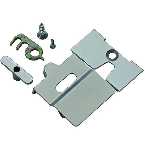 Dometic Kühlschrank Türverriegelung gebogen, Serie 7, silber (Nr. 241275785)