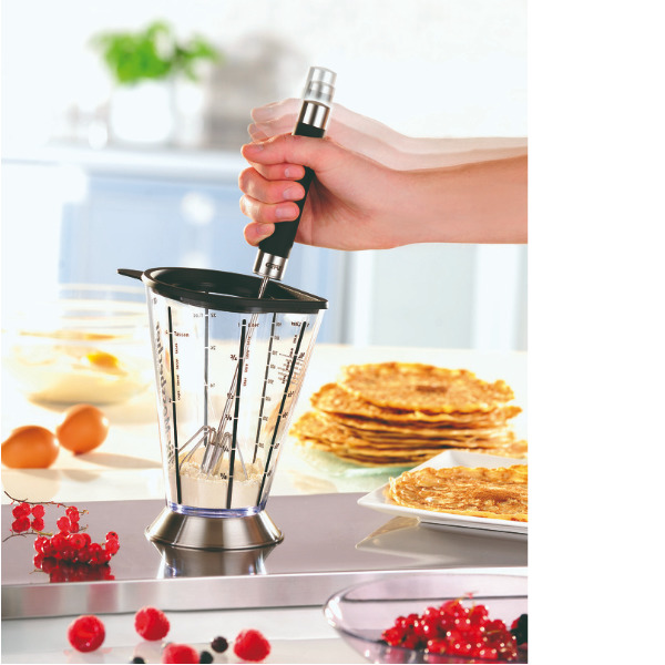 Gefu Universal Quirl FINELLO Farbe schwarz / silber