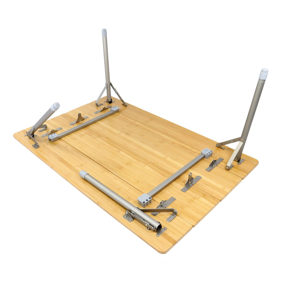 BasicNature Falttisch Bambus 100 x 65 cm