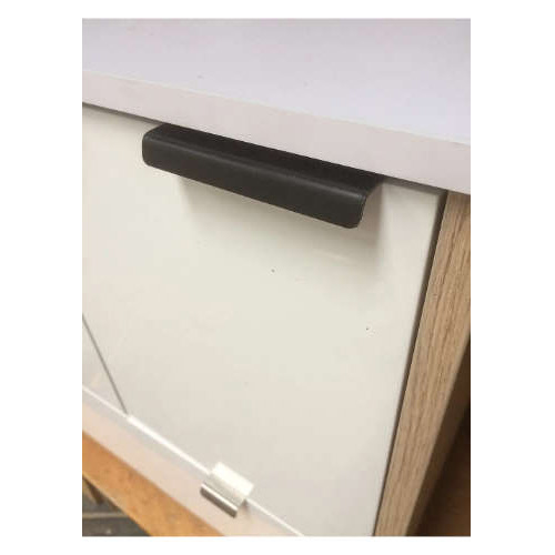 RV-Labs Edelstahl Pull-Lock Möbelverschluss matt schwarz, 100 mm