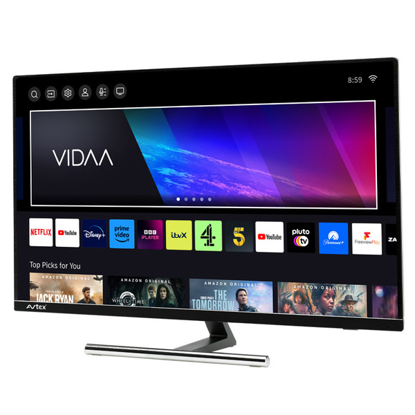 Avtex Fernseher VIDAA Smart TV schwarz, 32 Zoll