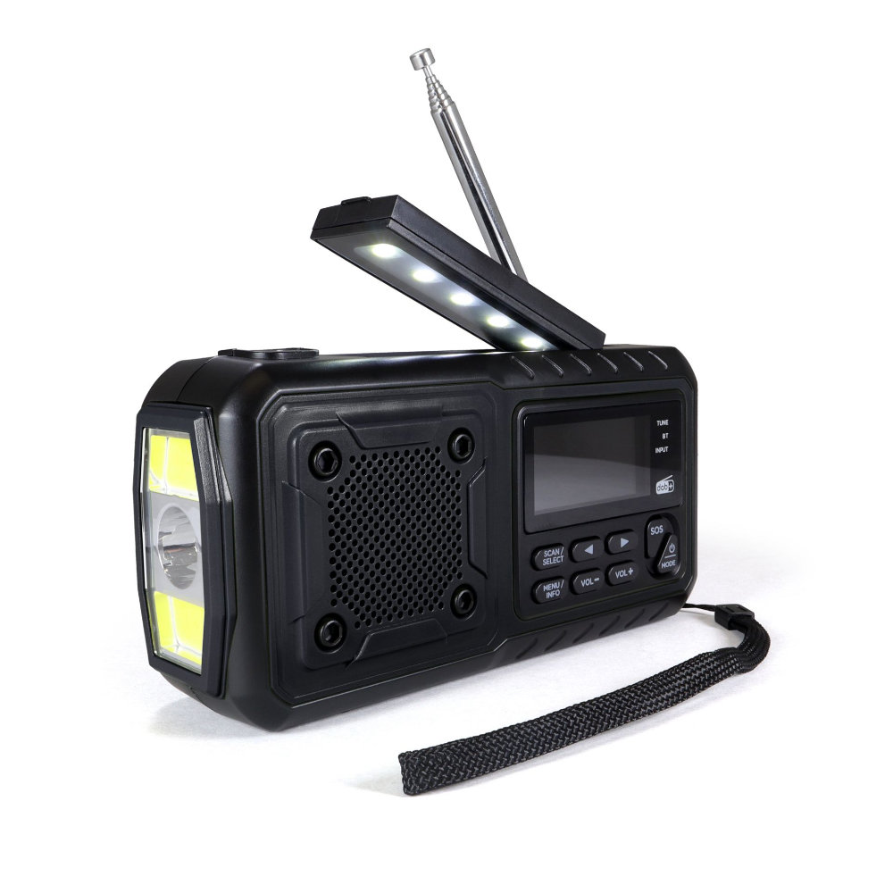 Origin Outdoors Kurbelradio Multi DAB+ schwarz 4000 mAh