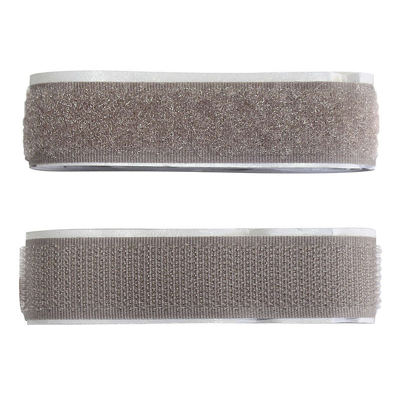 Prym Klettband selbstklebend grau, Länge 60 cm