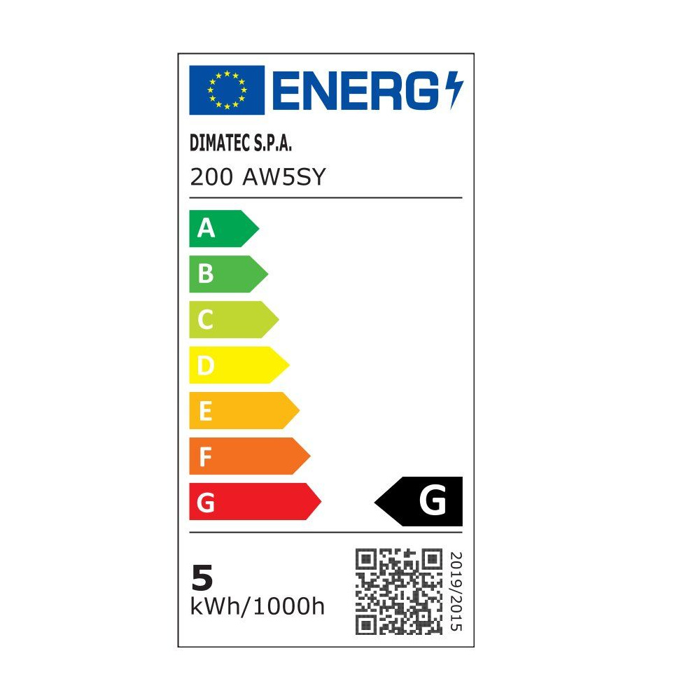 Dimatec Vorzeltleuchte 200 AW5 - silber