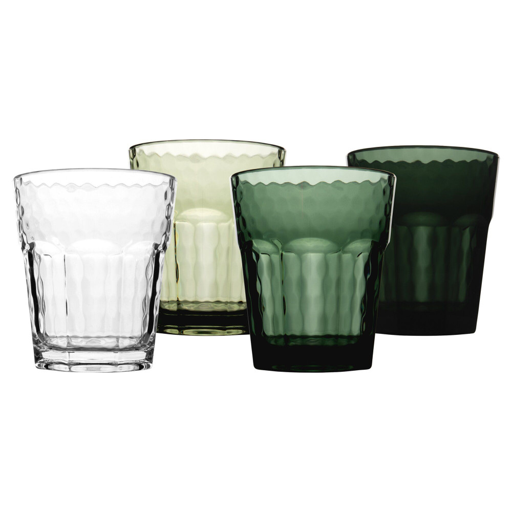 bo-camp Gläserset Mix and Match grün 4-tlg. 200 ml