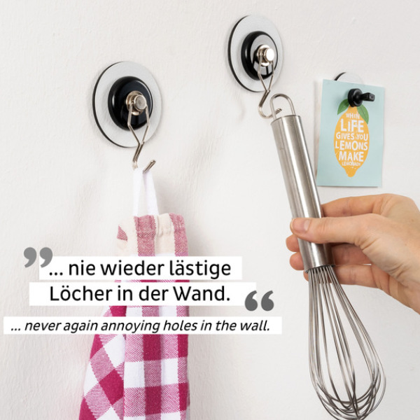 Silwy Magnet-Haken The One, weiß