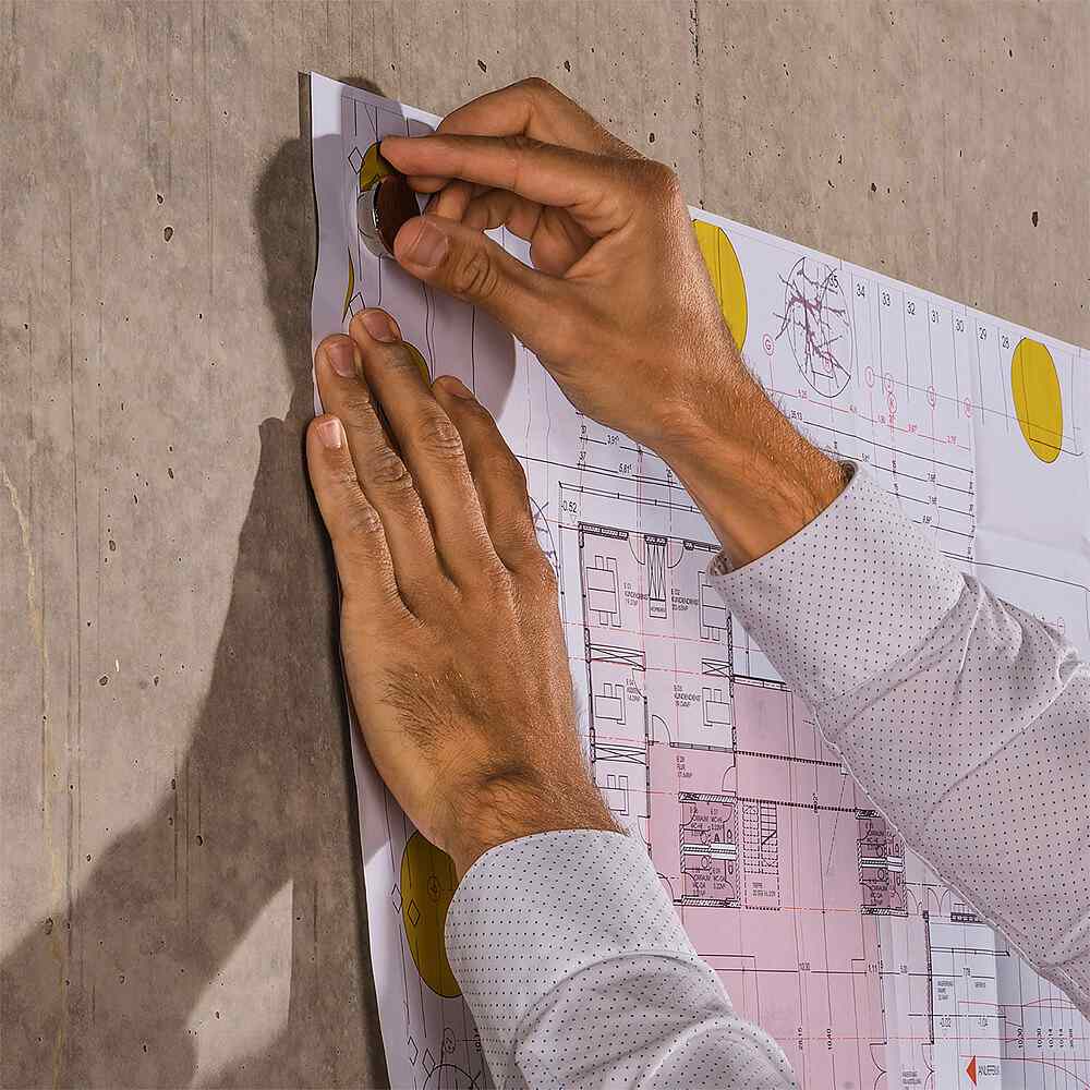 Silwy Magnet-Pins Smart 2er-Set, schwarz