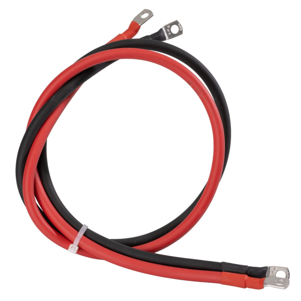 menbaa Kabelset rot/schwarz 1 m mit M8-Anschlüssen, Querschnitt 70 qmm