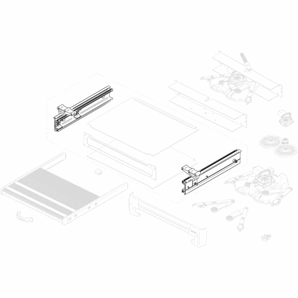 Thule Montagerahmen für Slide-Out Step G2 Crafter ab 2022