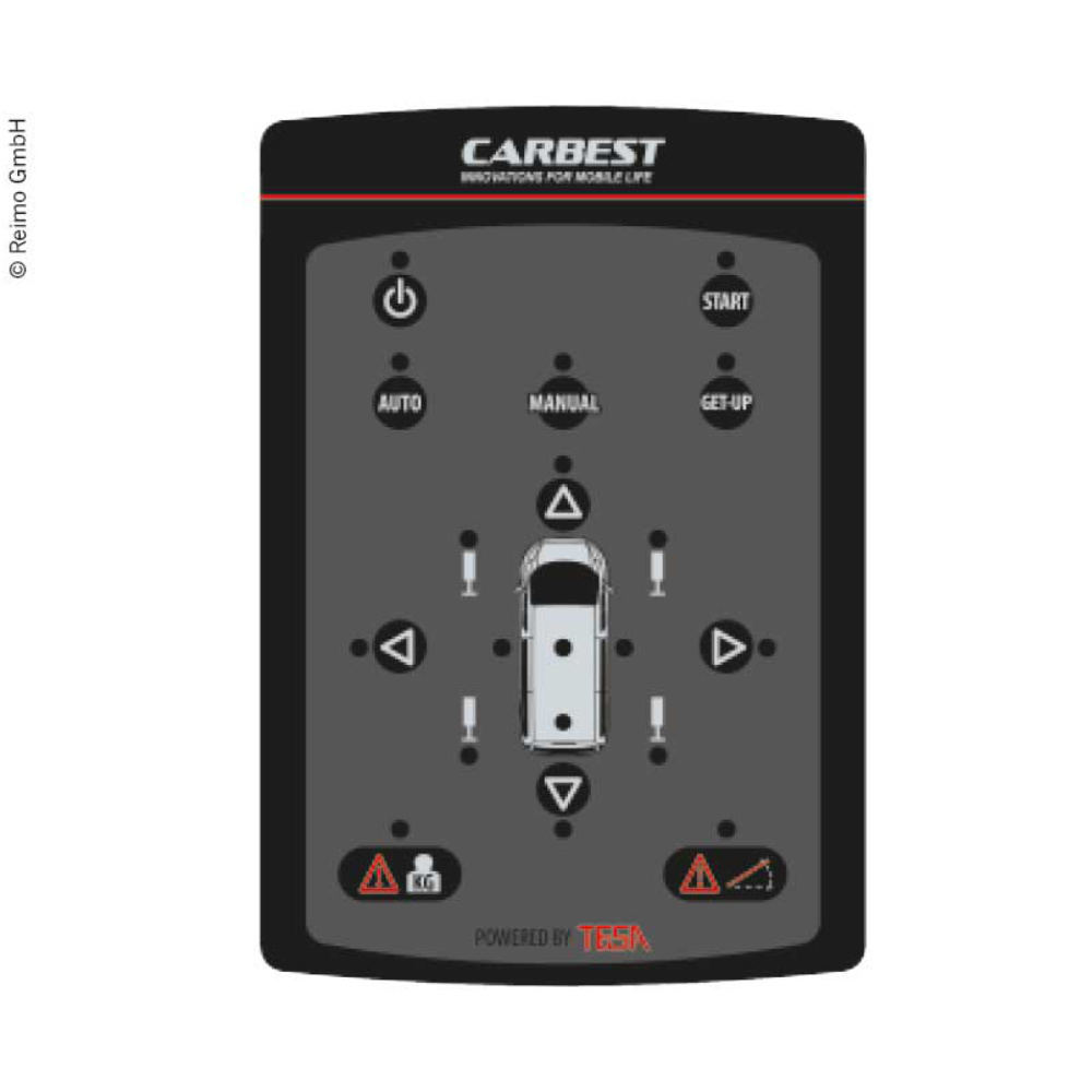 Carbest Autolift für Fahrzeuge bis 5 Tonnen, mit 4 Hubstützen
