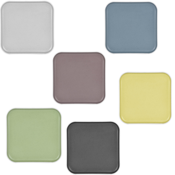 Brunner Essteller eckig Dolomit 25 x 25 cm