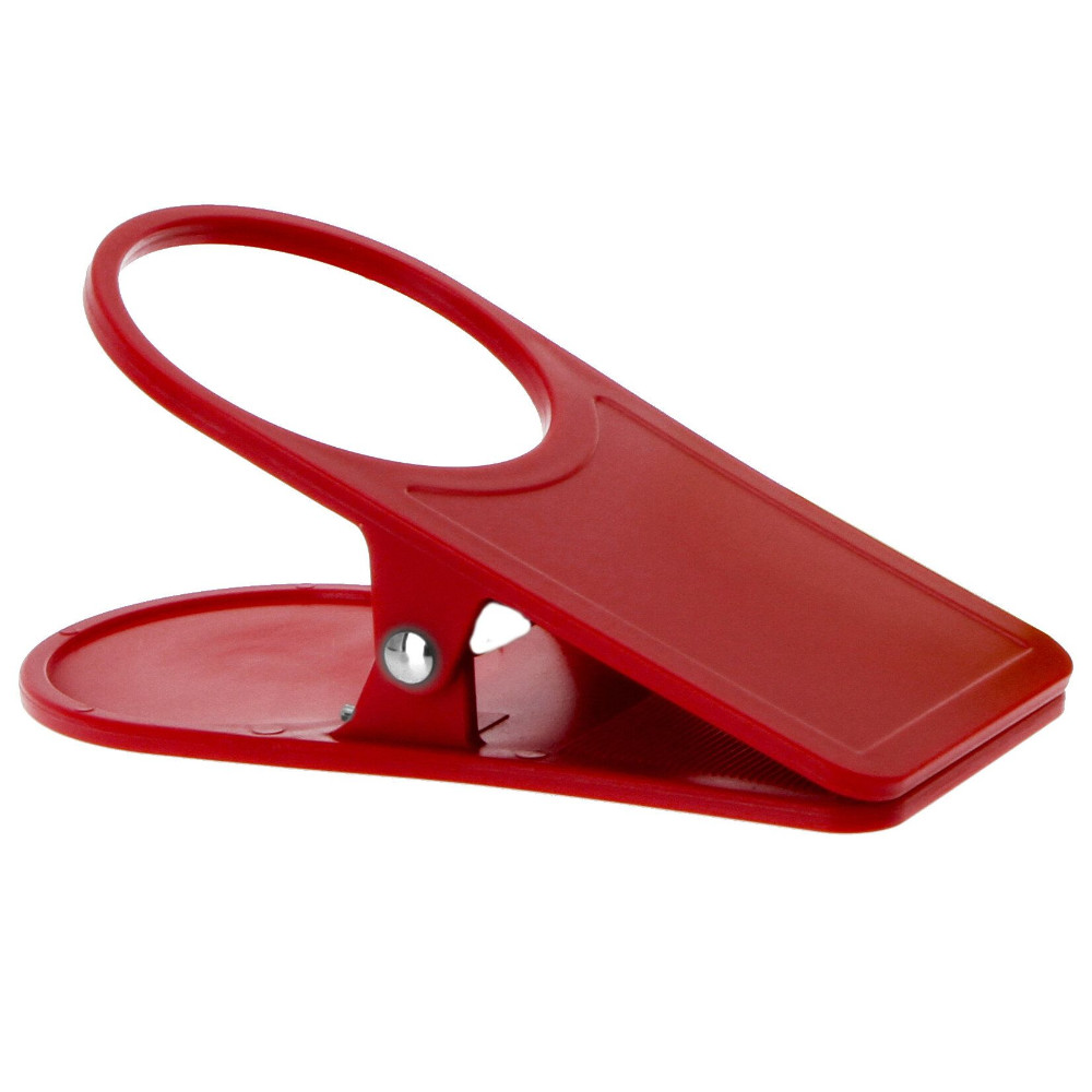 Gimex Tischclip für Tassen/Gläser rot