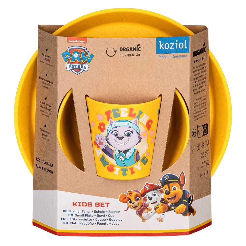 Koziol Kindergeschirr Paw Patrol gelb 3er-Sat