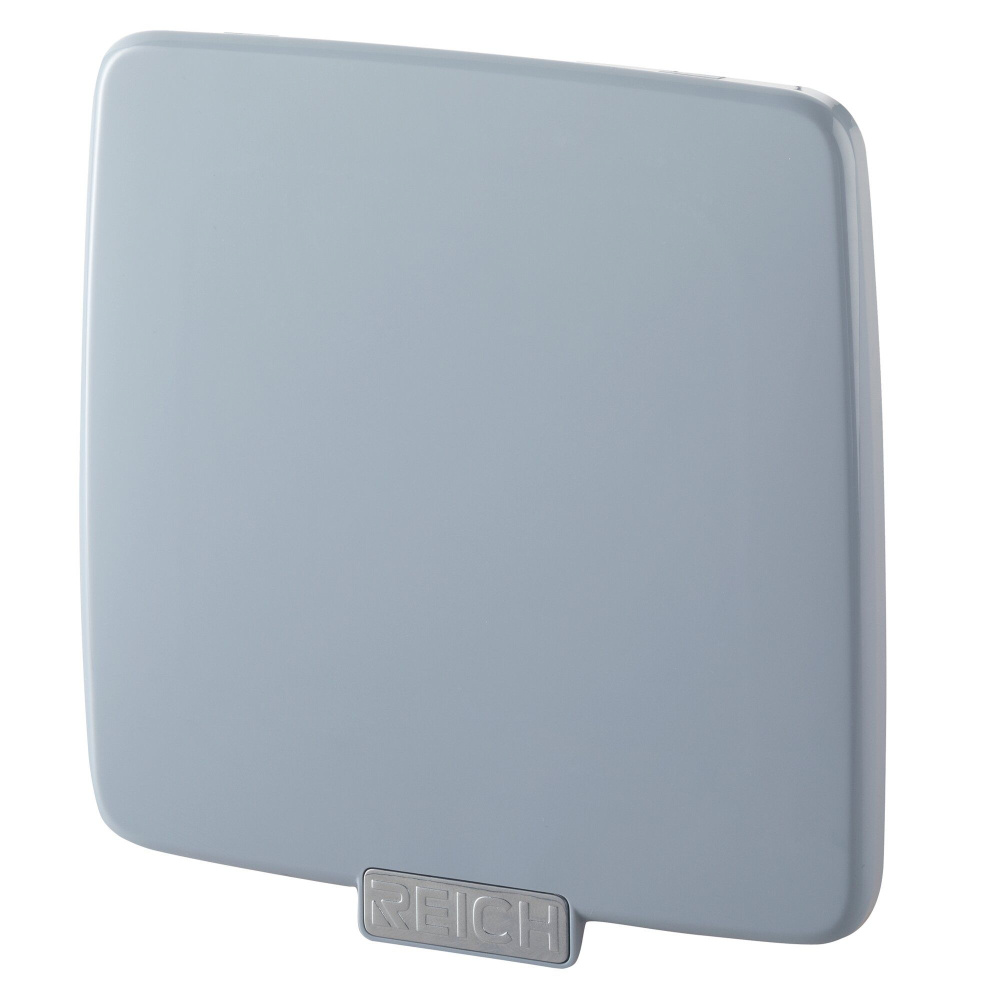 Reich Deckel 1-fach für Versorgungsklappe Smart Supply, grau matt