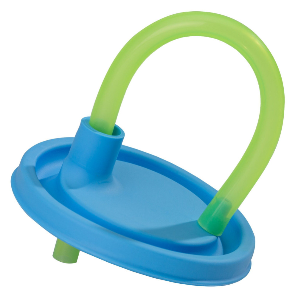 joosiecap Deckel mit Trinkhalm, blau mit Trinkhalm in grün