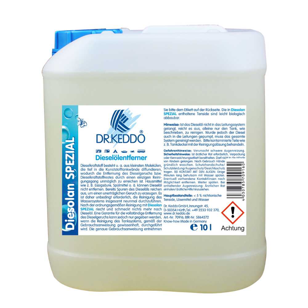 Dr. Keddo Diesolan Spezial Dieselölentferner, 10 Liter