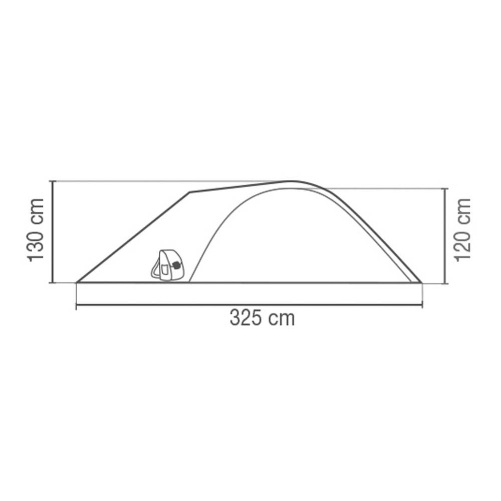 Coleman Zelt Darwin Plus 3 Personen