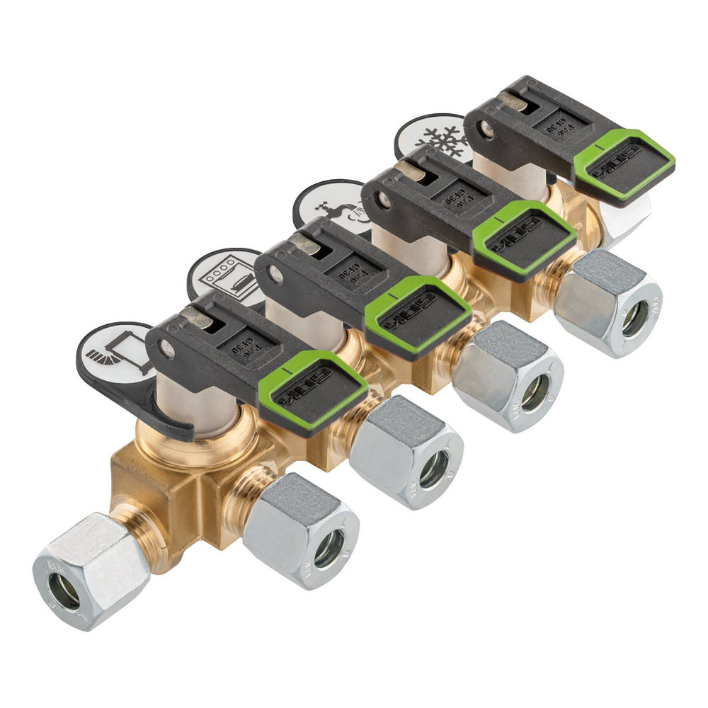 GOK Verteilerblock KSV-AB kurz 4 Abgänge, 8 mm