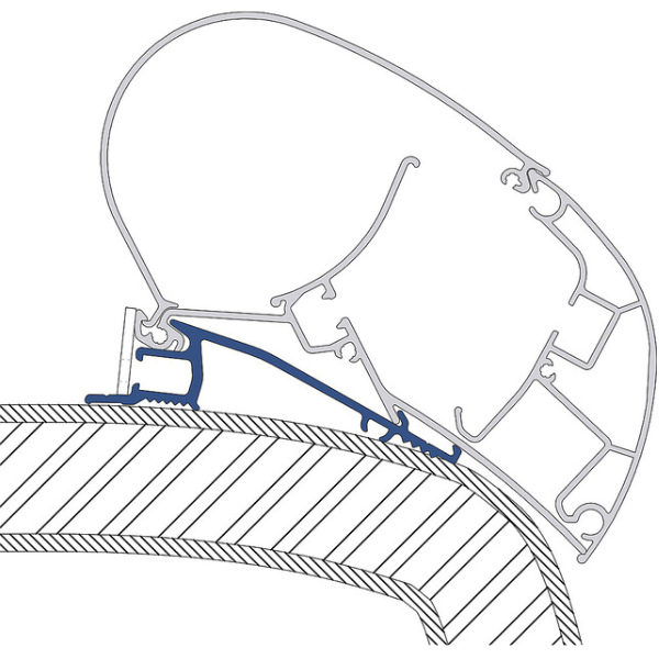 Dometic Adapter zu Dachmarkise PR 2000 + 2500 passend f. Hymer SX