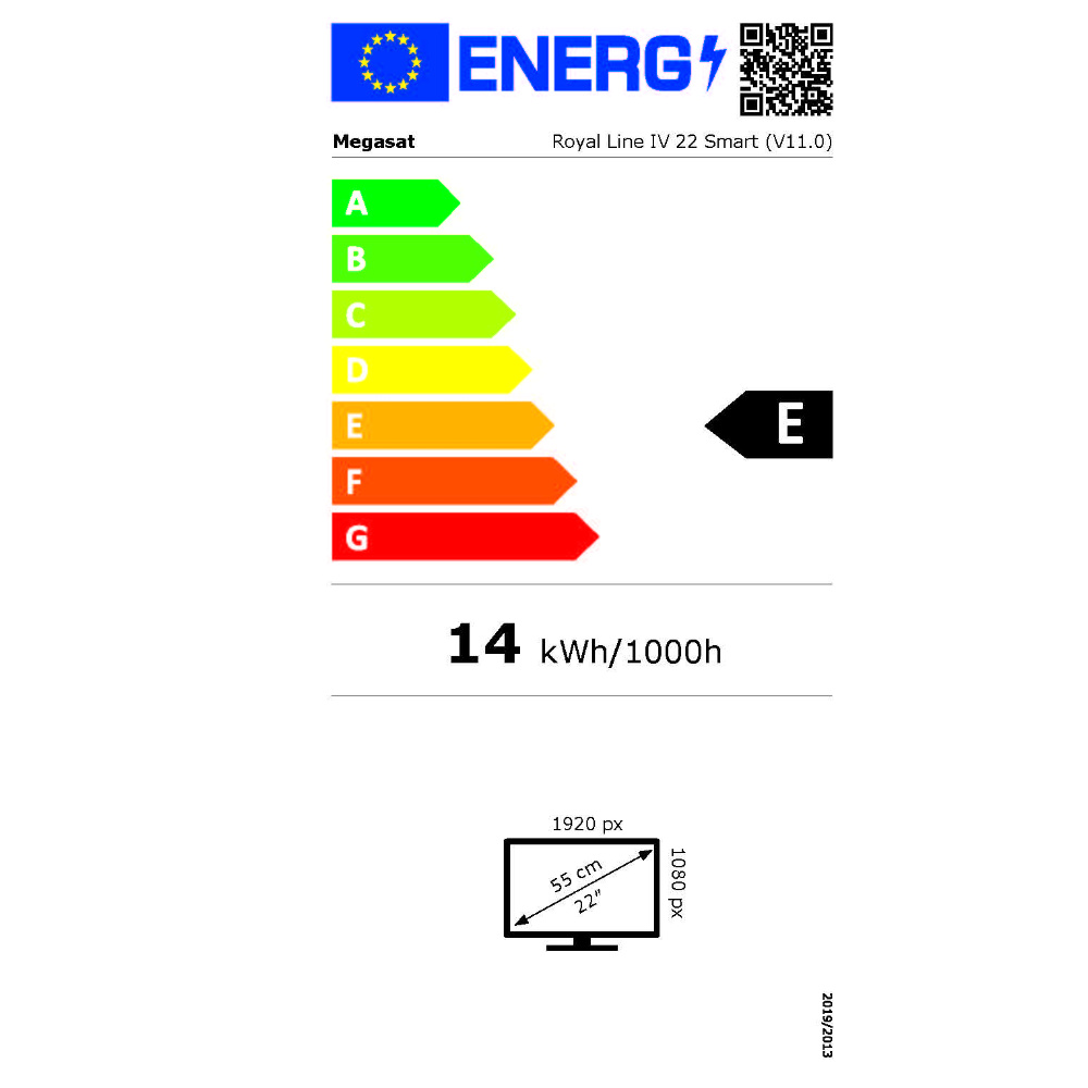 Megasat Smart TV Royal Line IV, 22 Zoll
