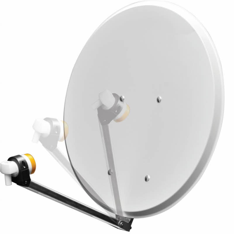 Maxview Sat-Antenne mit klappbarem LNB-Arm, 65 cm
