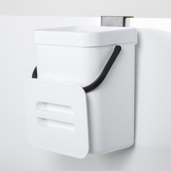 Camp4 Mülleimer mit Deckel weiß, 3 Liter