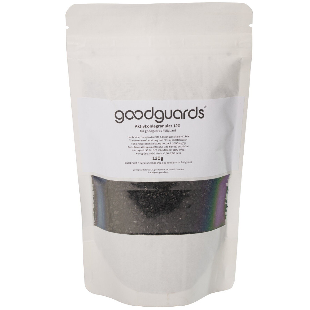 Goodguards Aktivkohle-Granulat Aktivguard für Befüllfilter Füllguard, 120-2