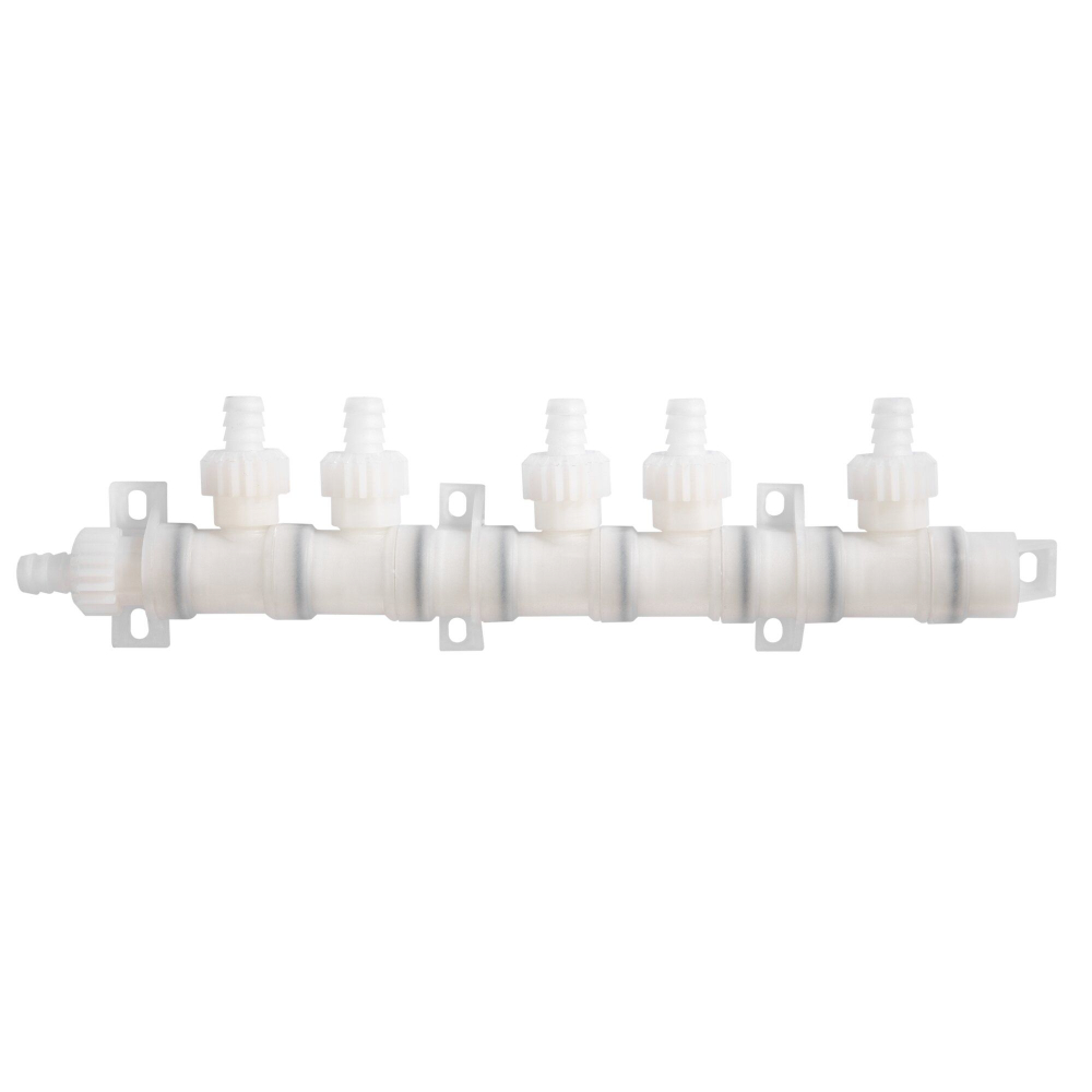 Comet X-FIX Wasserversorgungssystem - Verteilerblock 5fach mit Muttern