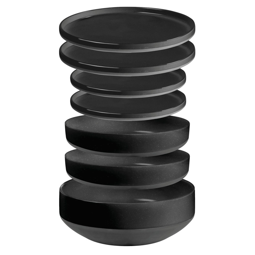 Brunner Geschirrset 6-in-1 Odette 7-teilig, schwarz