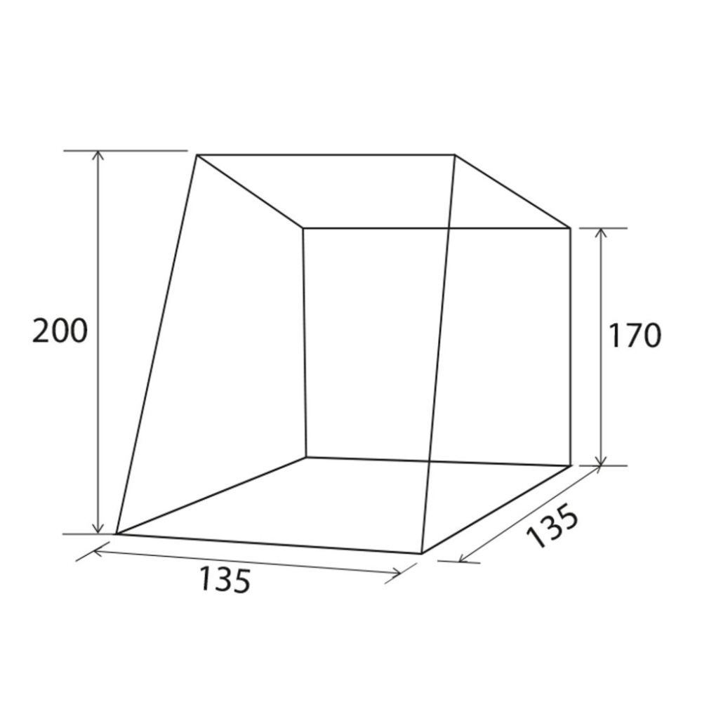 Brunner Heckzelt Pilote VW Caddy IV, Baujahr 06/2015-02/2020